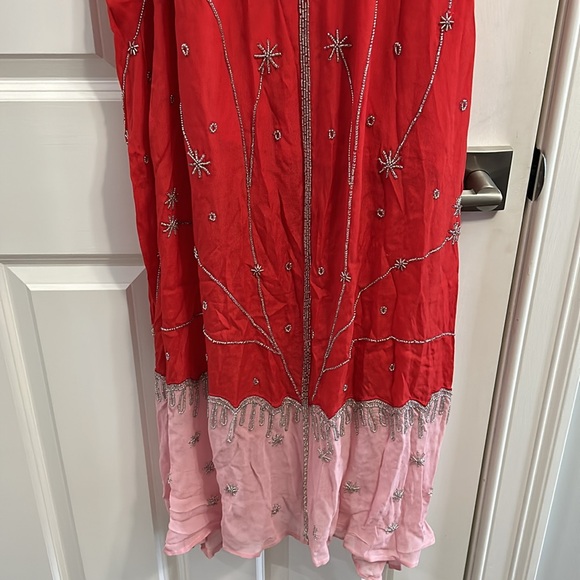 NWOT Free People VERO ALFIE Matisse Beaded Maxi Dress Size Medium Z191-14 - Picture 8 of 11